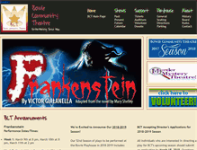 Tablet Screenshot of bctheatre.com